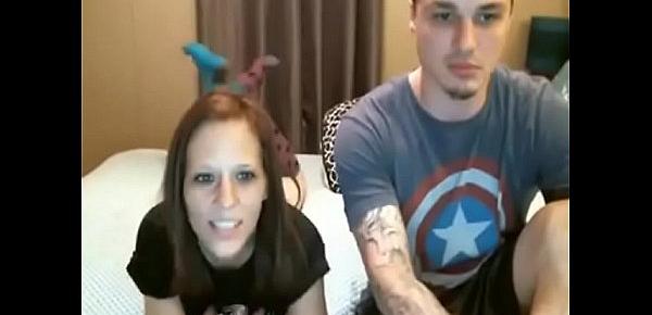  cute couple fucks hardcore on cam